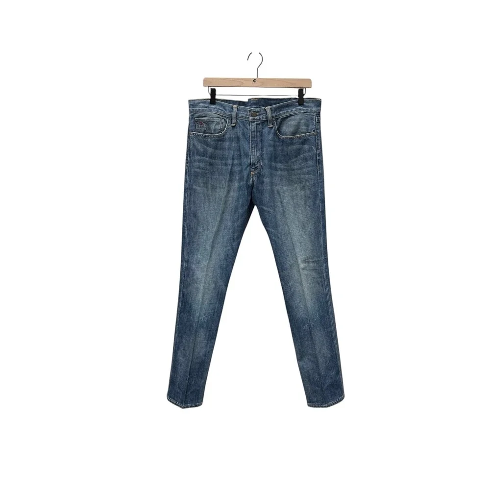 Polo Ralph Lauren Mens Slim Fit Blue Clinton Wash ‎ Denim Jeans Men's Size 34x30